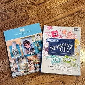Stampin' Up! Idea Book & Catalog Set - 2005-2006 and 30 Year